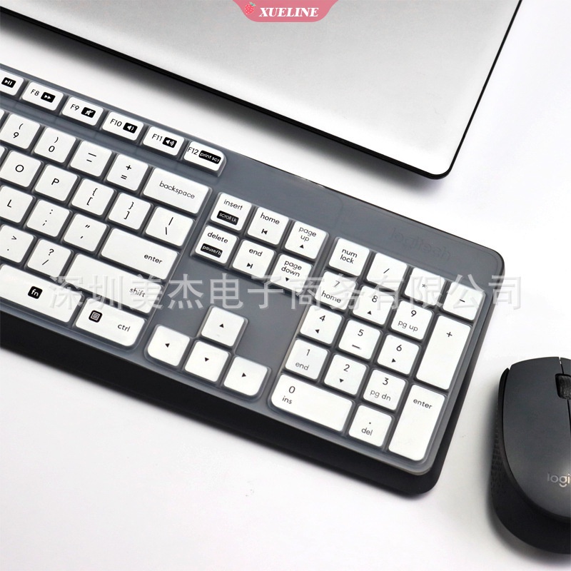 Miếng Silicon Trong Suốt Bảo Vệ Bàn Phím Không Dây Bluetooth Chống Bụi Cho Logitech K235 MK235 MK315 K375 K375S silicone