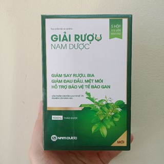 Viên giải say nam dược 1 hộp 5 vỉ x 6 viên