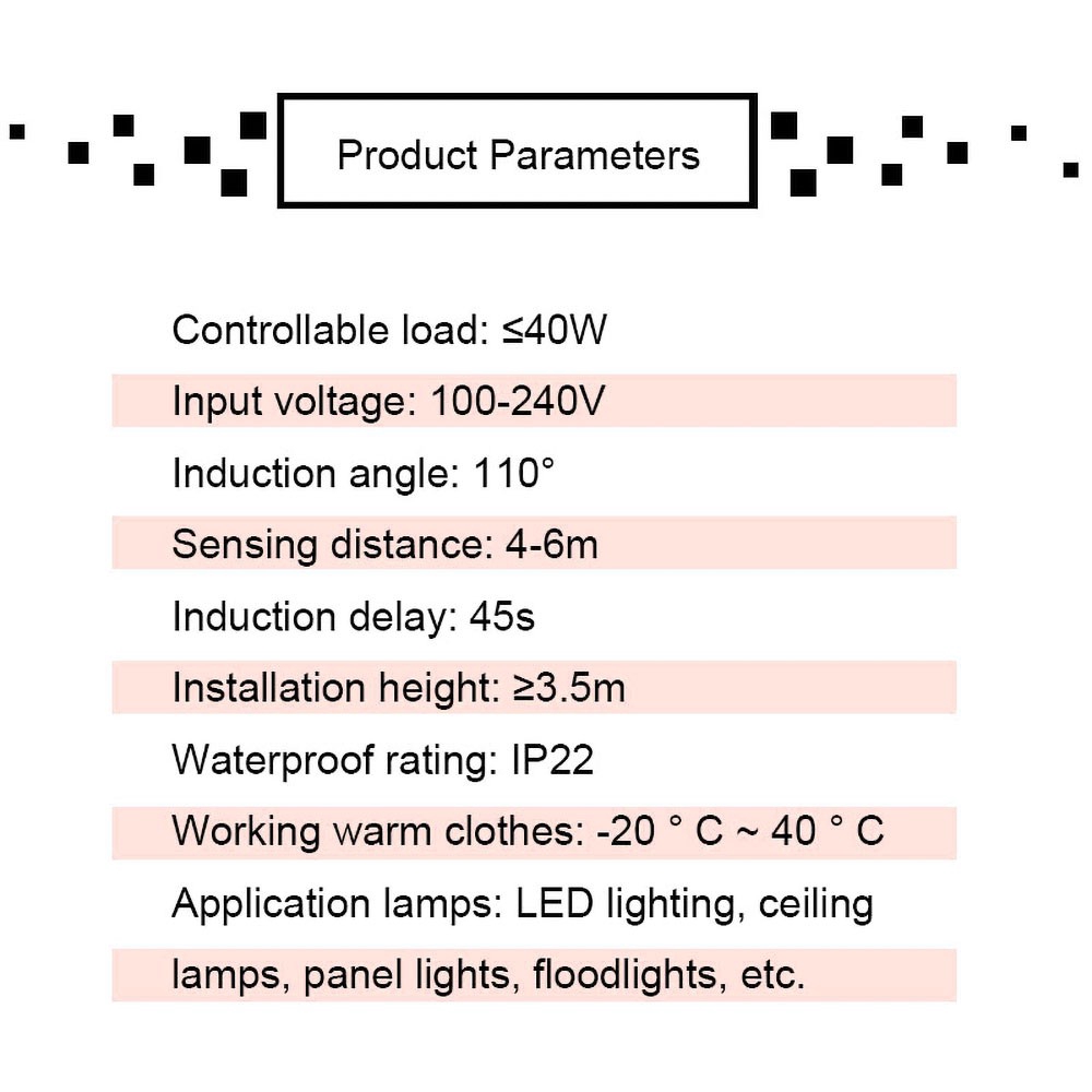 Công tắc đèn LED cảm biến chuyển động tự động 110V 220V