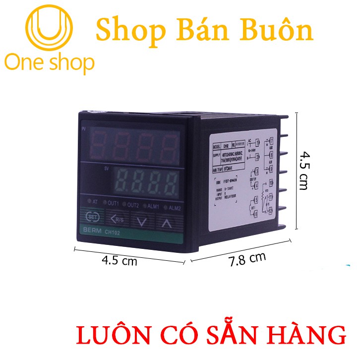 Bộ Điều Chỉnh Kiểm Soát Nhiệt Độ Thông Minh REX-CH102