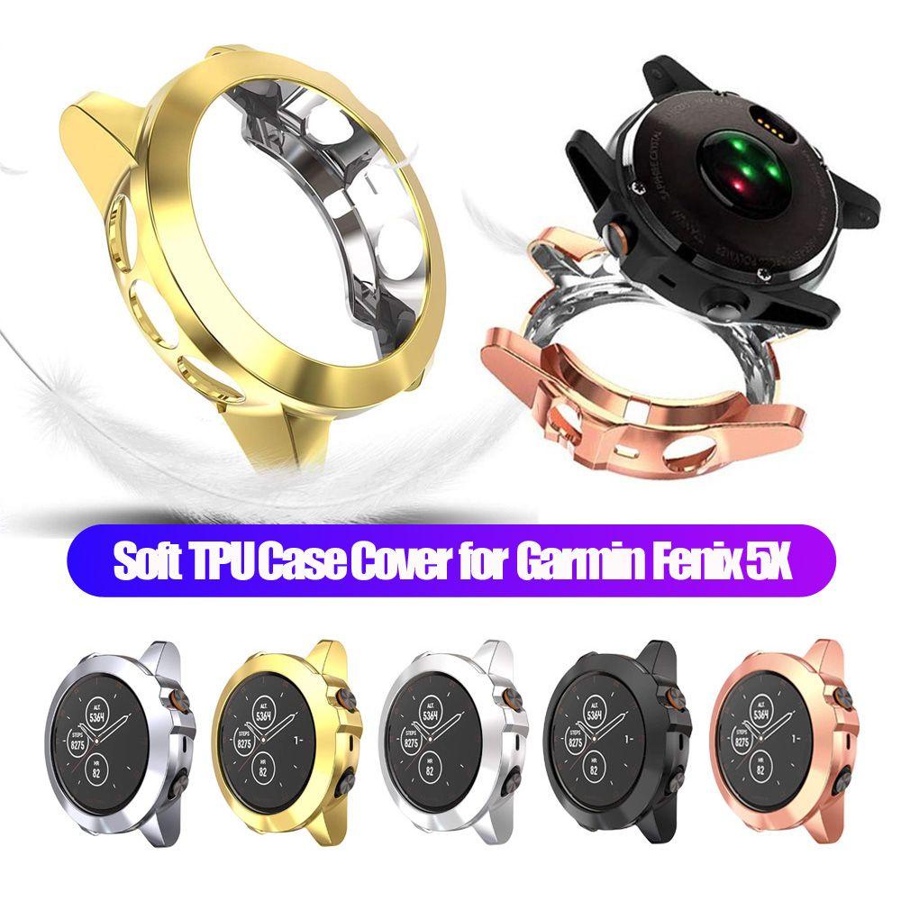 MYRONGVN Ốp Bảo Vệ Mặt Đồng Hồ Thông Minh Garmin Fenix 5X