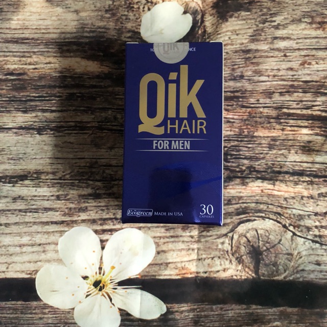 Qik hair for men viên uống giảm rụng, mọc tóc cho nam