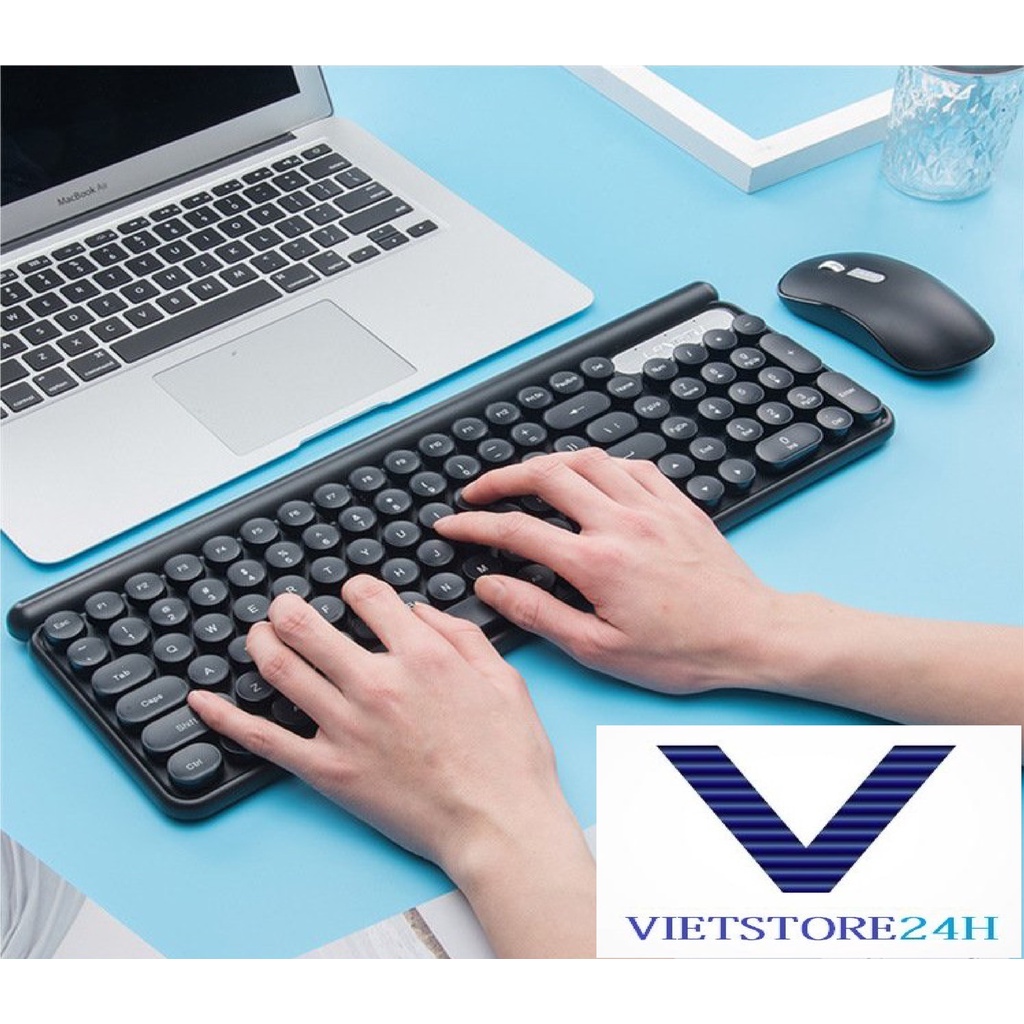 Bộ Bàn Phím Chuột Không Dây LANGTU LT400 - Màu Ngẫu Nhiên