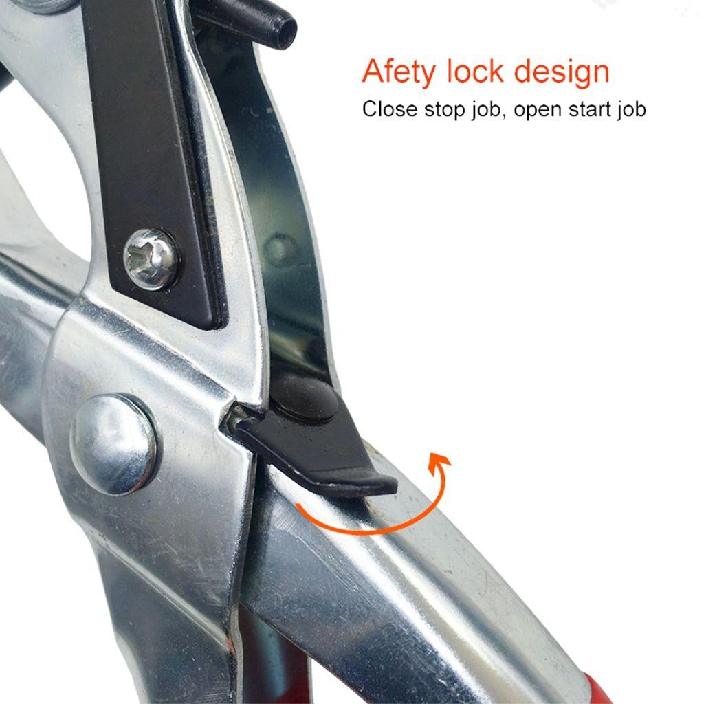 1 Dụng Cụ Đục Lỗ 6 Kích Cỡ Mạ Kẽm Cho Vải / Da / Giấy