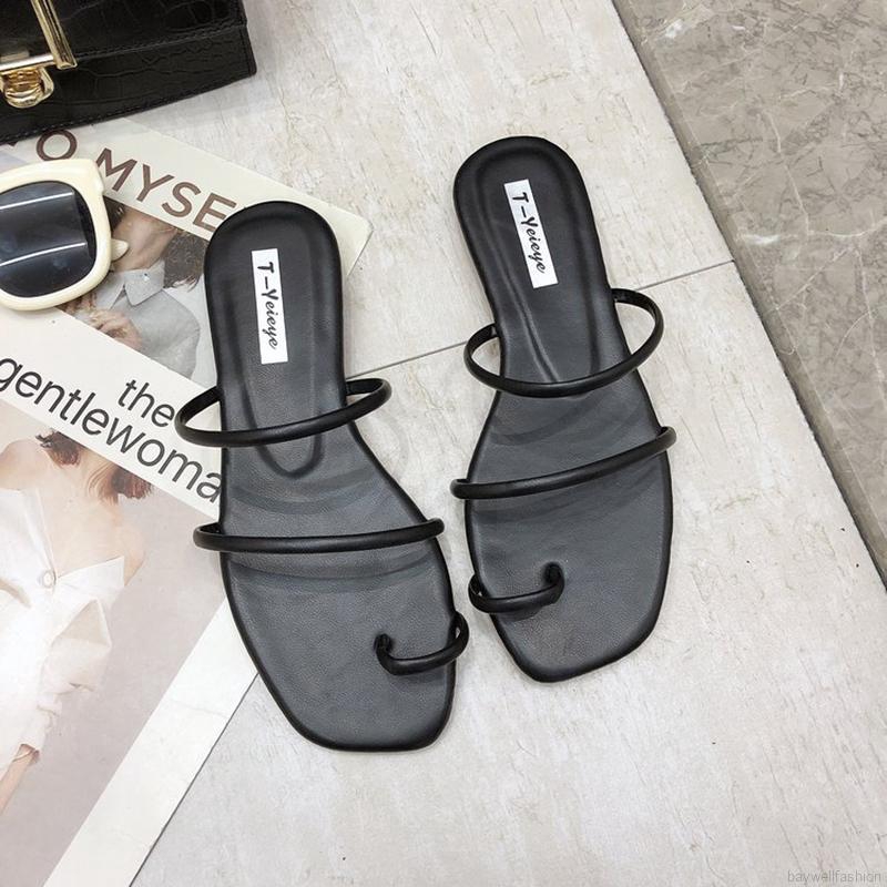 Dép Bệt Xỏ Ngón Đế Bằng Phong Cách Hàn Quốc Cho Nữ