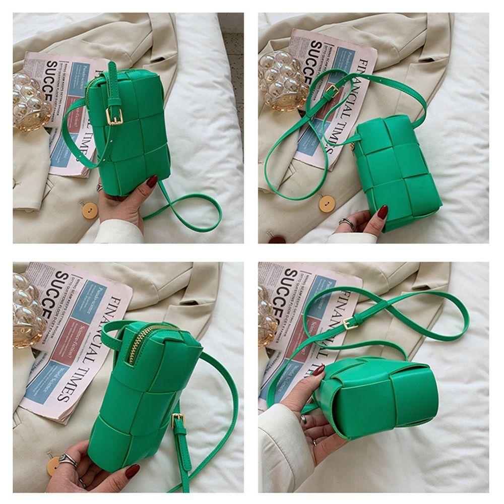 Túi Đeo Hông Bằng Da PU Màu Trơn Thời Trang Mùa Hè