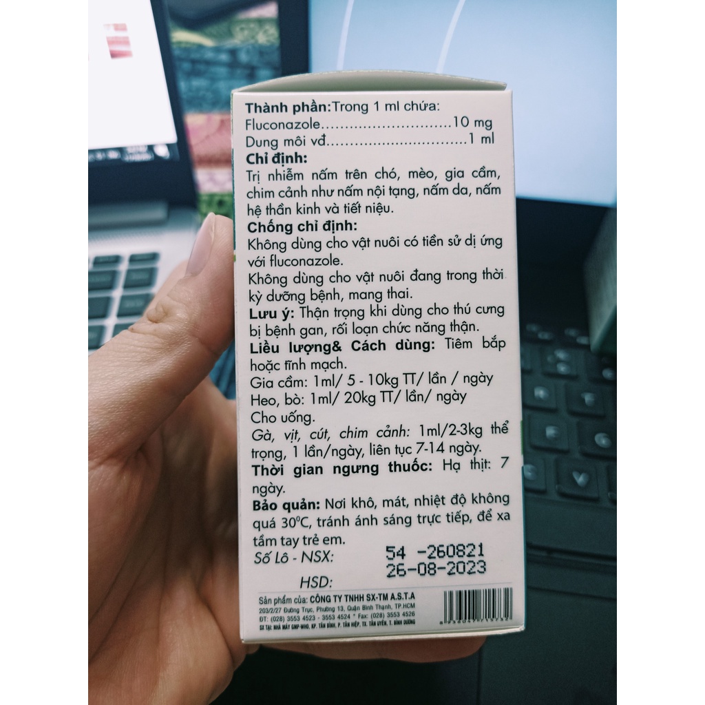 FLUCASOL 100ML CAO CẤP.