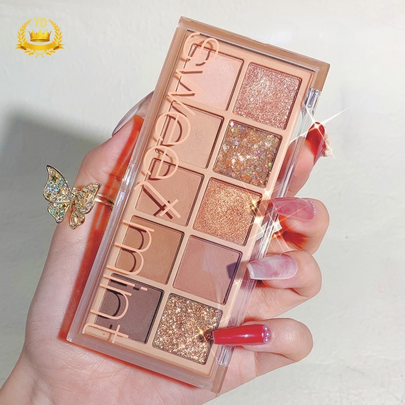 Bảng phấn mắt 10 màu Mint Sena Beauty
