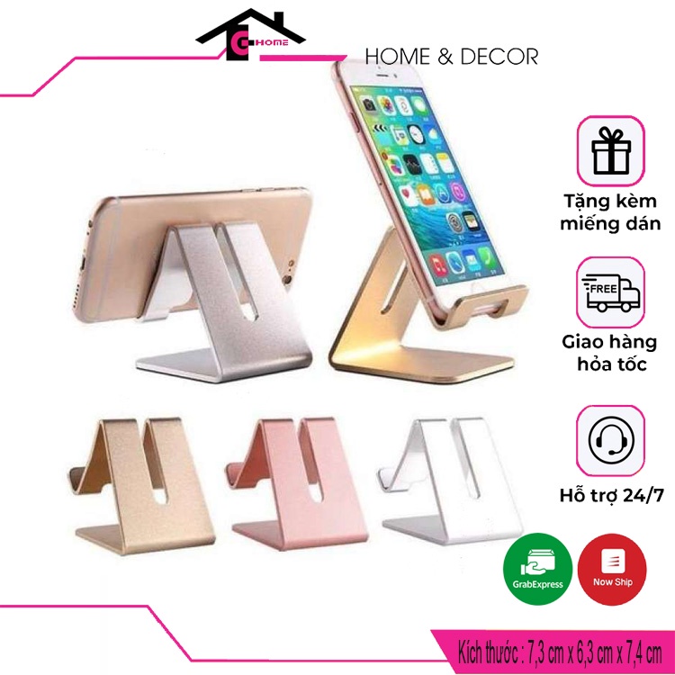 Giá đỡ điện thoại để bàn hợp kim nhôm cao cấp