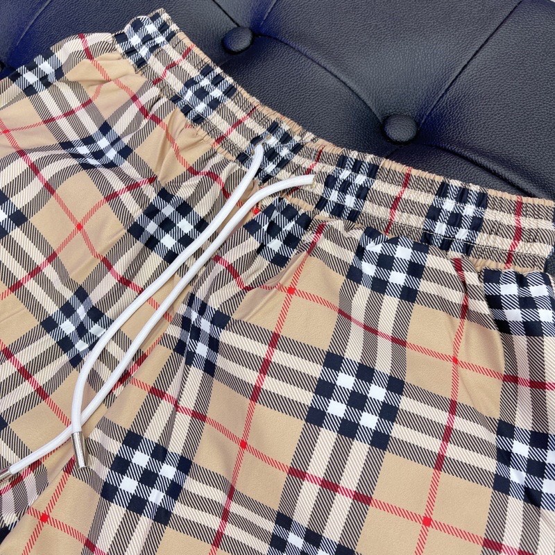 Quần Short BBR Vintage Check, Quần short BBR 2 lớp vải gió