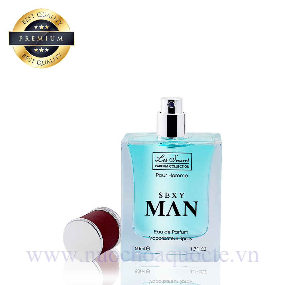 [Có quà tặng] Top 10 Nước Hoa Nam Cao Cấp Le's Smart S.E.X.Y MAN Blue 50ML