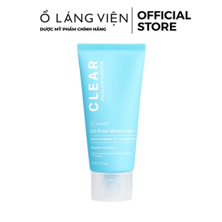 Kem dưỡng da dành cho da mụn PAULA'S CHOICE Clear Blemish-Prone Skin Night Oil-Free Moisturizer