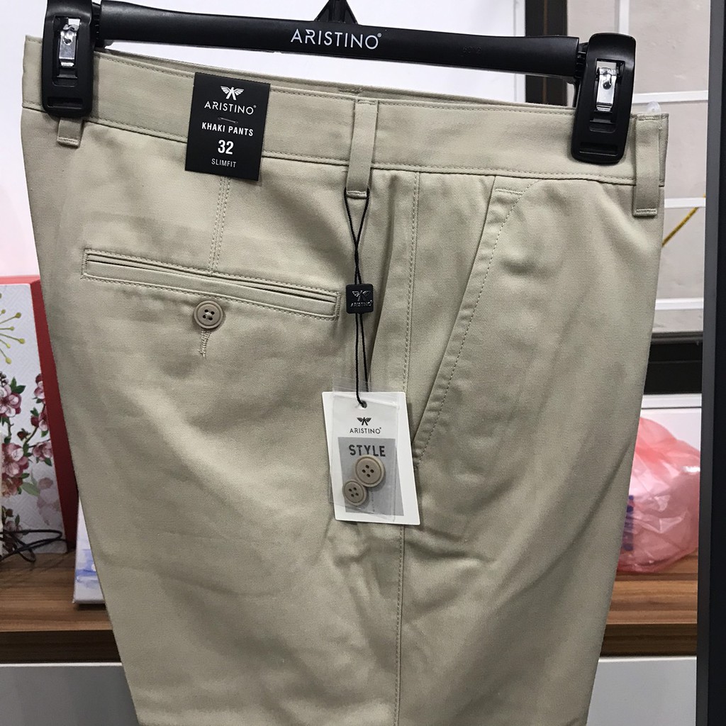 Quần kaki nam Aristino chất cotton mềm mát, dáng ôm trẻ trung AKKR04 có 4 màu thời thượng
