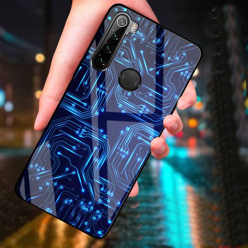 Ốp Lưng XIAOMI REDMI NOTE 8 mặt kính cường lực cao cấp thiết kế riêng