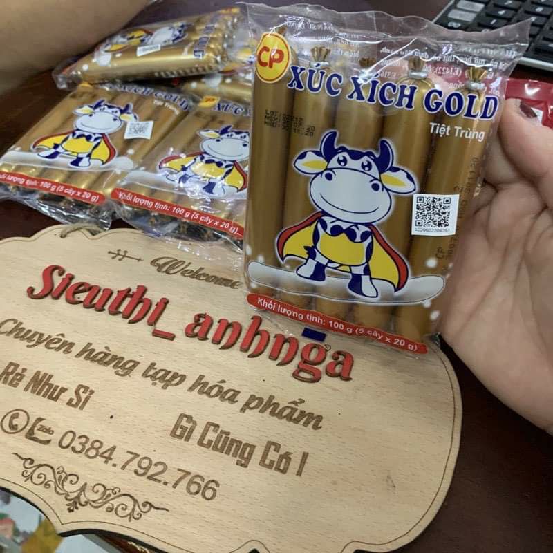 Xúc Xích Ăn Liền Red CP Tiệt Trùng Gói 100g