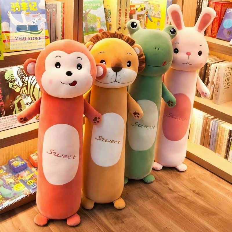 Gối ôm hình thú nghộ nghĩnh đáng yêu , Gấu bông Chất vải mềm mịn nhồi bông gòn MH2T STORE