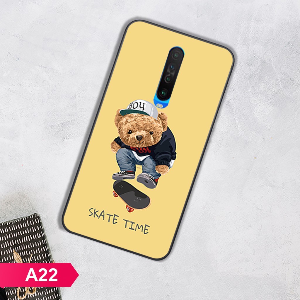 [HÀNG MỚI VỀ]ỐP LƯNG XIAOMI REDMI K20/K20 PRO/K30/MI 9T IN HÌNH GẤU BỰ CỰC ĐÁNG YÊU