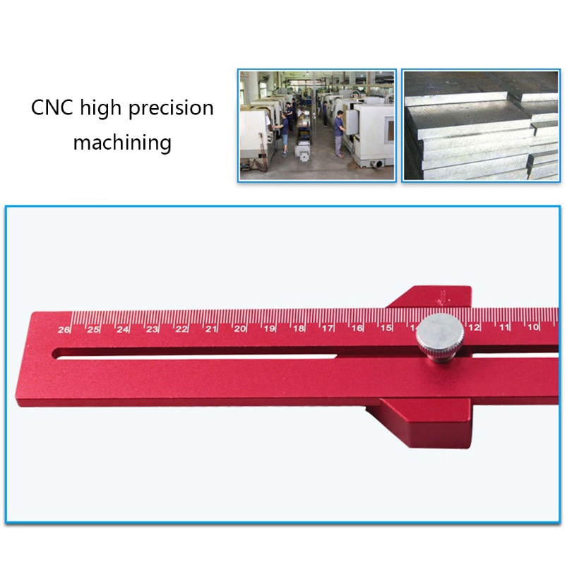 Thước Đo Góc 45 / 90 Độ Bằng Hợp Kim Nhôm Cao Cấp