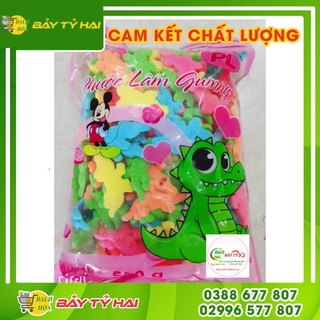 KẸO DẺO HÌNH CÁ SẤU VỊ TRÁI CÂY PHƯỚC LÂM TÚI 500GR