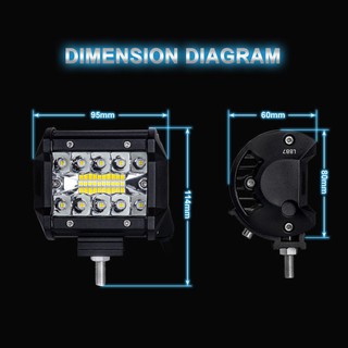 Đèn trợ sáng C6 60W  - 20 LED mới 2020
