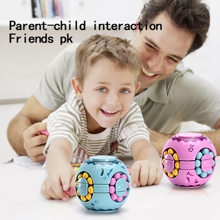 Round-bead rubik's block for specialized intelligence development for children