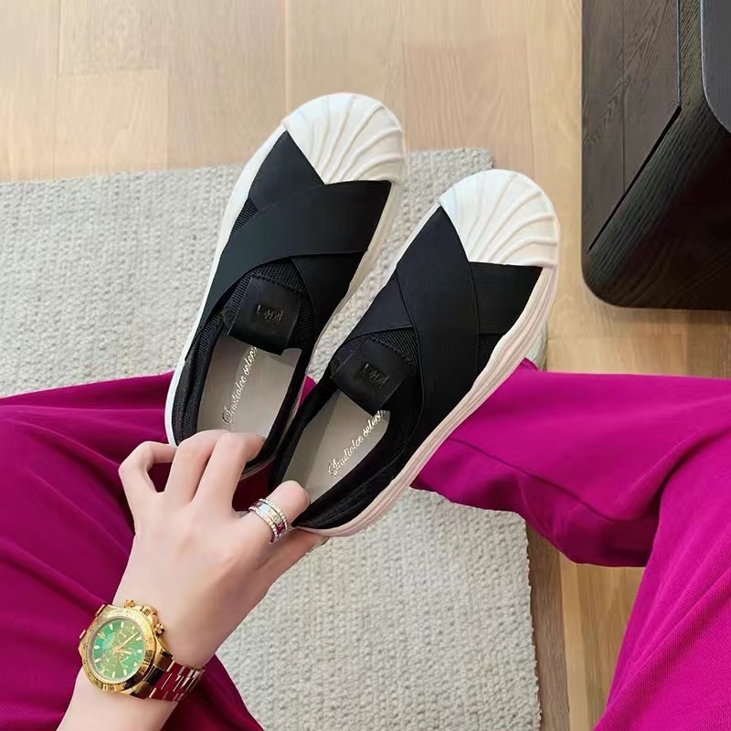 Giày slip on mũi sò cao cấp