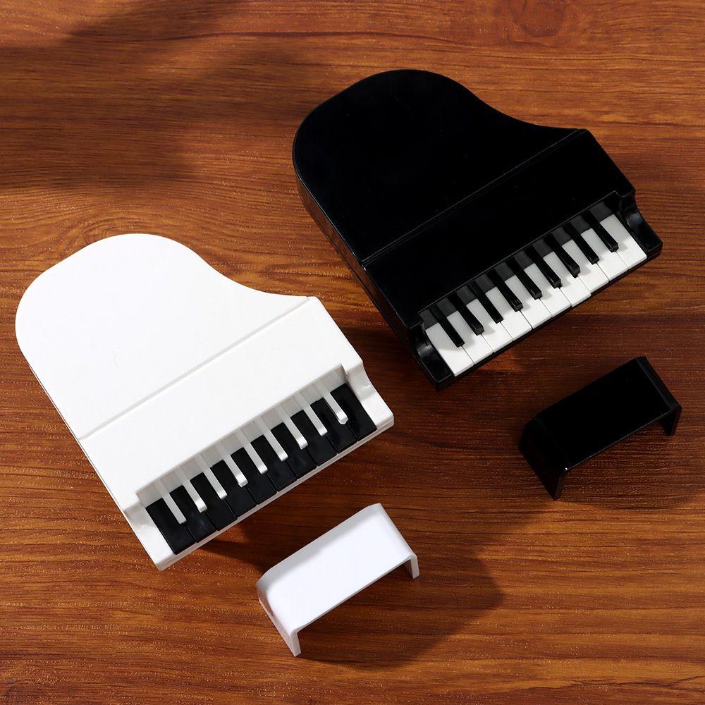 Mô Hình Đàn Piano Trắng Đen Tỉ Lệ 1 / 6 1 / 12 Trang Trí Nhà Búp Bê