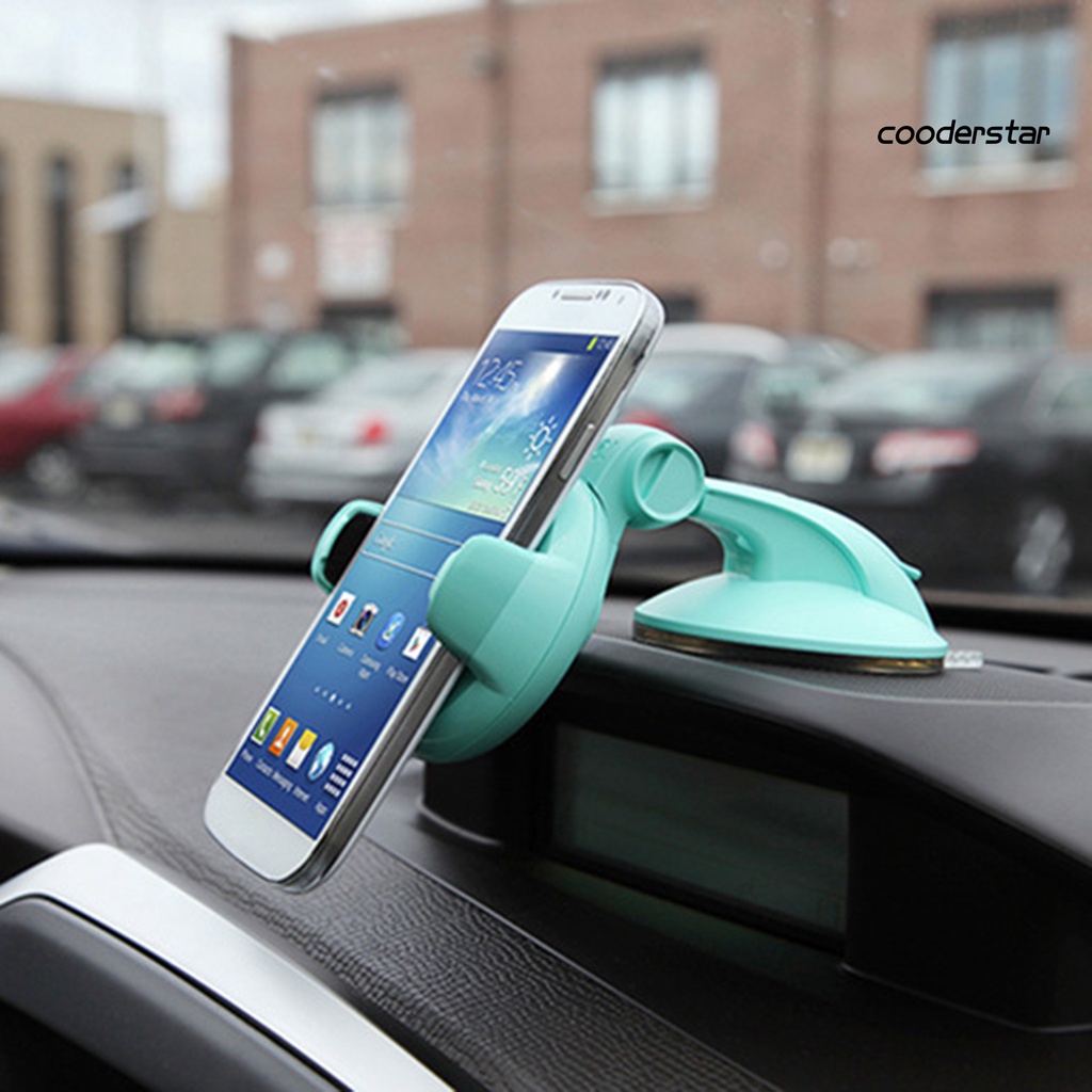 Giá đỡ điện thoại xoay 360 độ có giác hút gắn bảng điều khiển xe hơi thông dụng