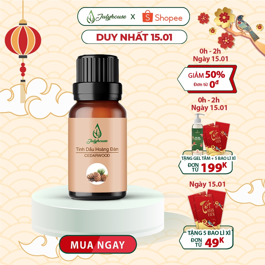 Tinh dầu Hoàng Đàn Julyhouse 10ml