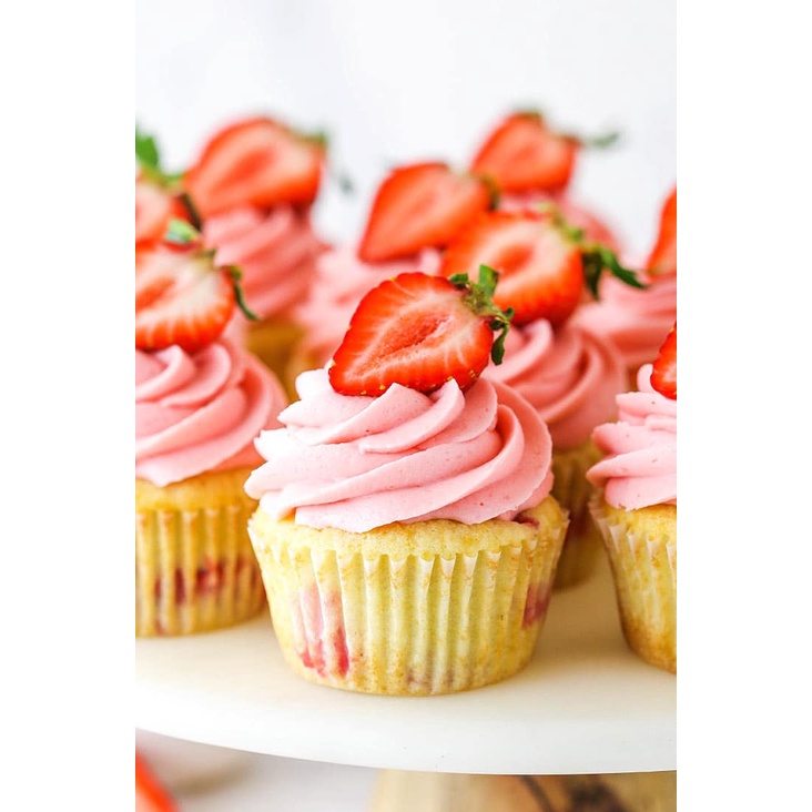Khuôn làm bánh Cupcake bằng giấy nhiều họa tiết dễ thương set 100 cái