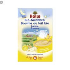 Bột ăn dặm lúa mạch chuối Holle BabyDream 6M -  250gr