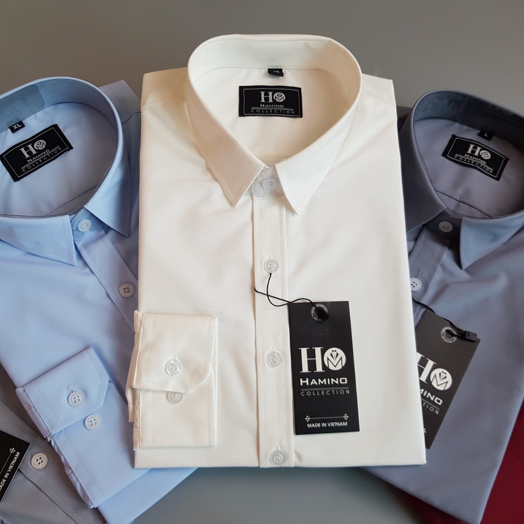 Áo Sơ Mi Nam Dài Tay TAHISM021 Vải Lụa Thái Cao Cấp Dáng Ôm Phong Cách Hàn Quốc | BigBuy360 - bigbuy360.vn