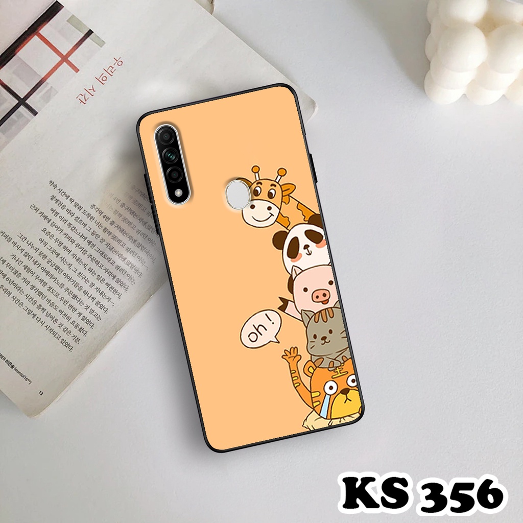 Ốp lưng Oppo A8 - Oppo A31 2020 - Oppo A91 - Ốp in hình Cat&amp;Bear đáng yêu - Chất liệu TPU siêu bền