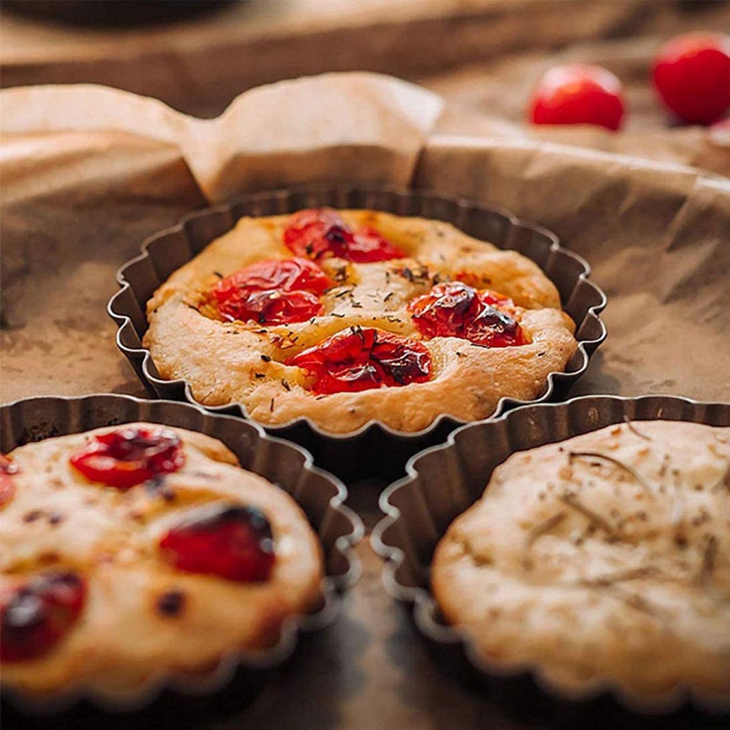 Chảo Làm Bánh Tart Muffin Mini Chống Dính Có Thể Tháo Rời