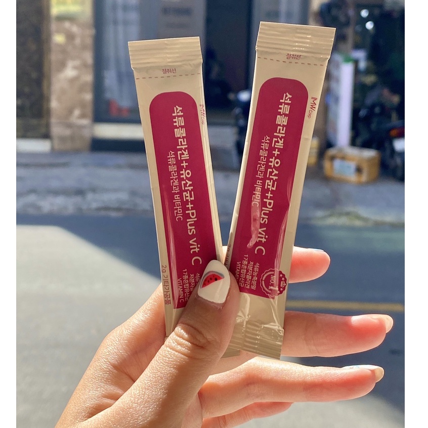 Bột Collagen Uống Lựu Đỏ Bổ Sung VitC Hàn Quốc