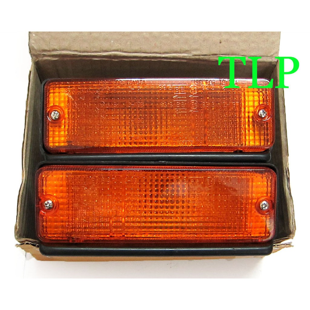 (1 Cặp) Ốp Lưng Dimmer TOYOTA COROLLA KE70 (Vỏ Cam) AMBER ỐNG KÍNH KE70 TE71 Đèn Sương Mù