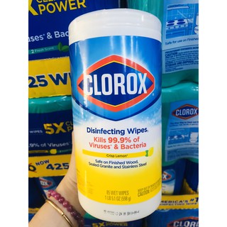 Khăn giấy ướt diệt khuẩn CLOROX 598g - 85 miếng