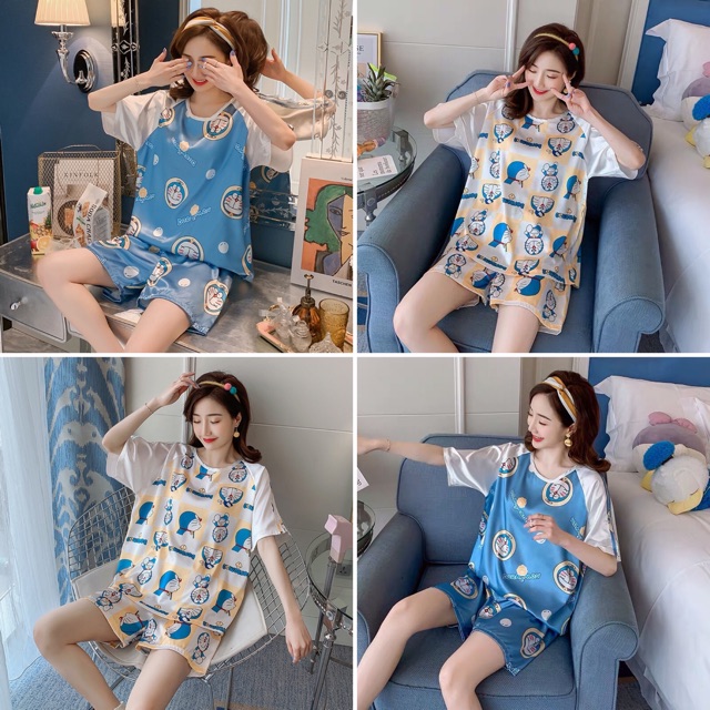 Bộ Pijama Lụa Doremon Doraemon