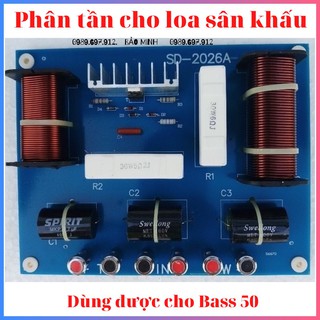 MẠCH PHÂN TẦN SÂN KHẤU LỚN SD2026 - GIÁ 2 MẠCH - DÙNG CHO 1 BASS 1 TREBLE