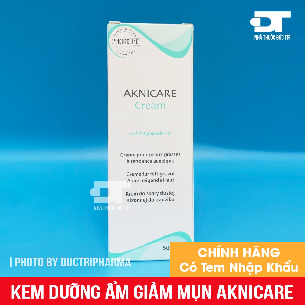 Kem giữ ẩm hỗ trợ giảm mụn Aknicare Cream