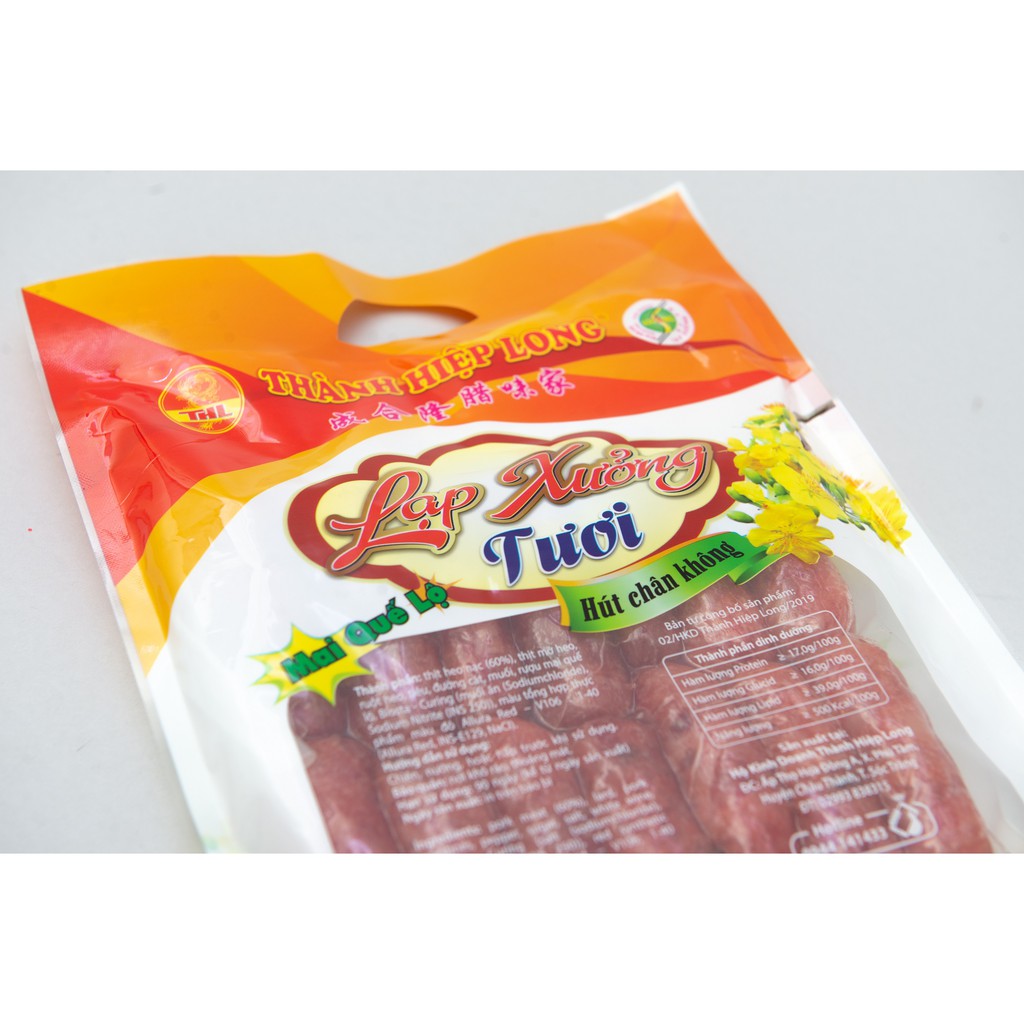 Lạp xưởng Tiêu Trung – Thành Hiệp Long – Hút chân không Túi 500gr