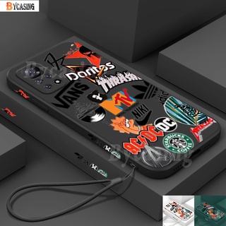 Ốp Điện Thoại Cao Su Mềm Có Dây Đeo Redmi Note 12 Note 11 Note11S Redmi10 10C 9T 9A 9C Note10S Note9 Note8 Poco M4 Pro M3 X3Pro X3NFC