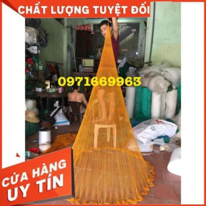 Chài Dù Bắt Tép,Bắt Cá Gia Công BẰNG Tay ( TẶNG DÂY 5M ) CHÀI ĐÁNH CÁ Hàng Chất Lượng Bung 5M Nặng 3KG -DCCY NO1