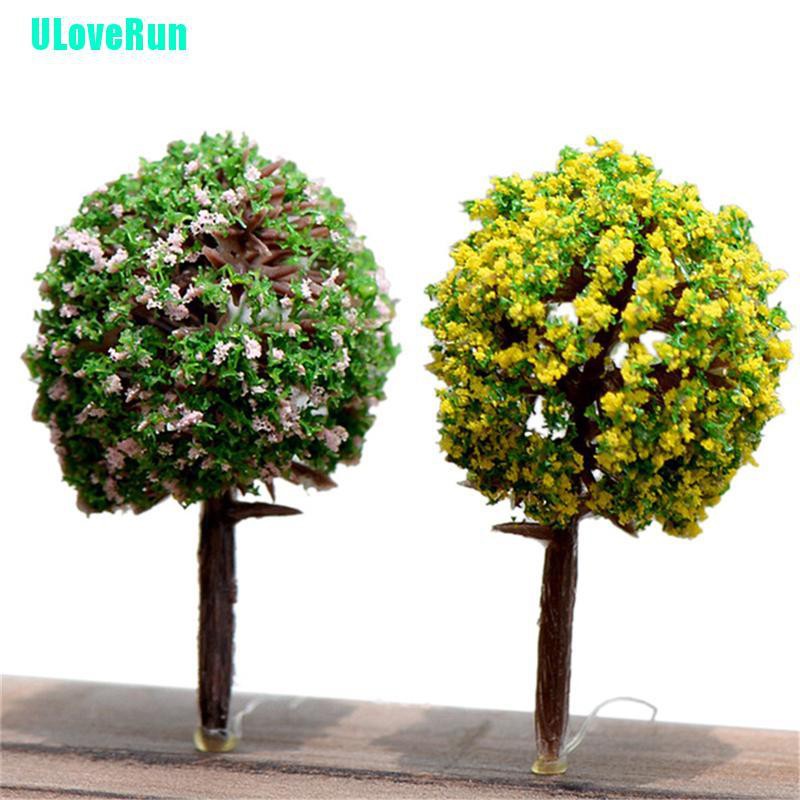 5 Cây hoa giả nhiều màu sắc trang trí tiểu cảnh