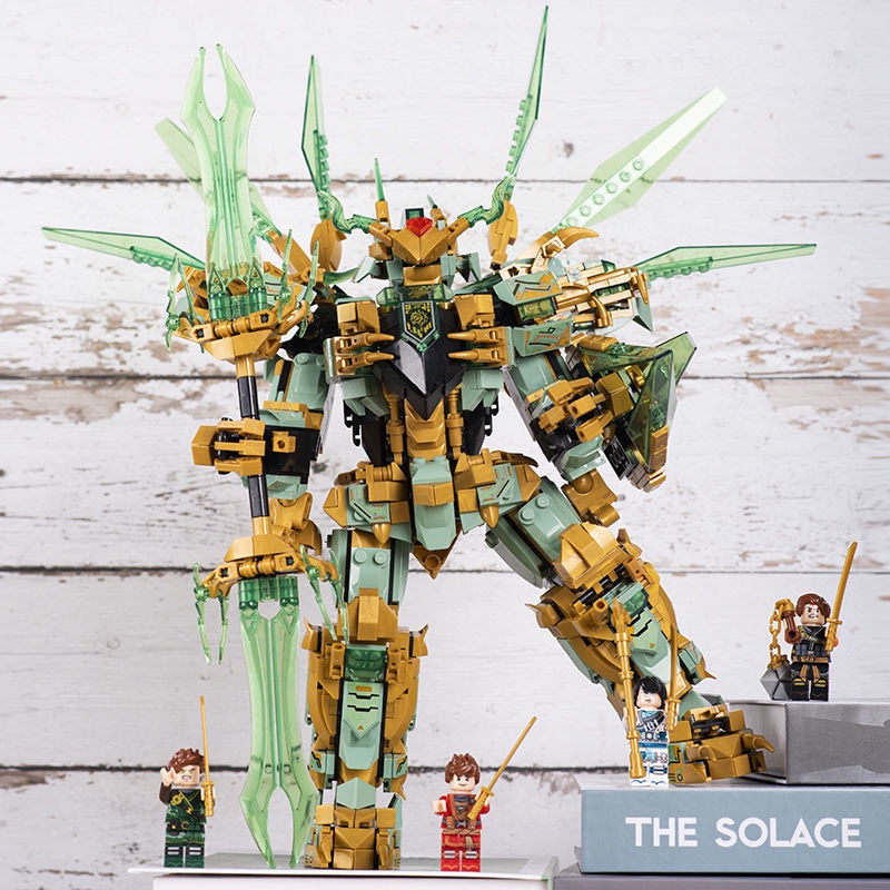 Đồ chơi giáo dục Lắp Ráp mô hình Ninjago MECHA biến đổi rồng 2 đầu 68215