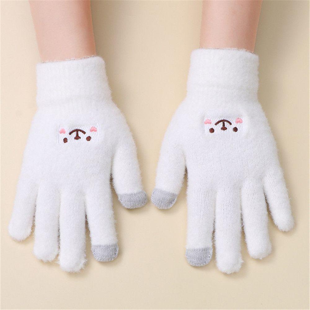 ROSE Găng Tay Đạp Xe Giữ Ấm Chạm Màn Hình Cảm Ứng Thời Trang Unisex