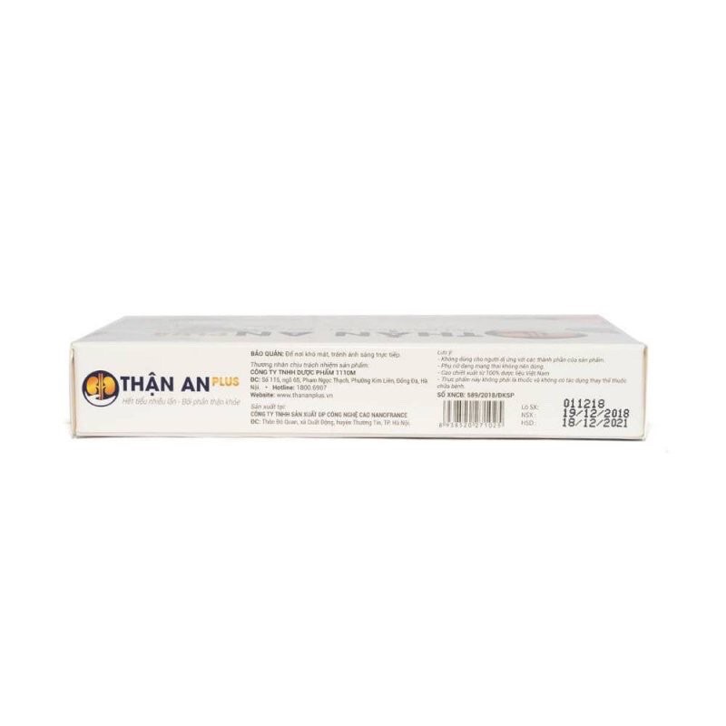 Thận an plus hộp 20 viên