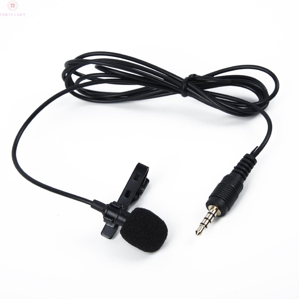 Microphone dạng kẹp gắn cổ áo thích hợp cho điện thoại iPhone