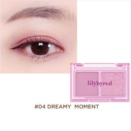 Bảng Phấn Mắt 2 Ô Nhỏ Gọn Tiện Dụng LILYBYRED-D Little Bitty Moment Eye Shadow