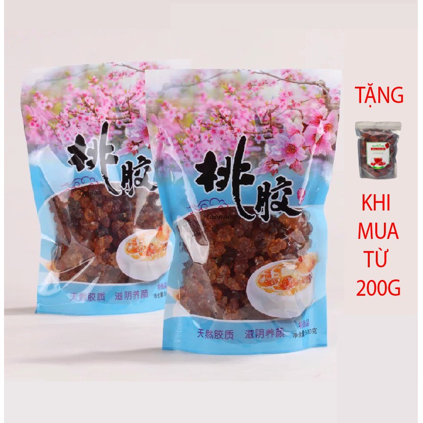 Nhựa đào thượng hạng Vân Nam gói 1kg (tặng 1 gói táo đỏ khi mua từ 1kg)